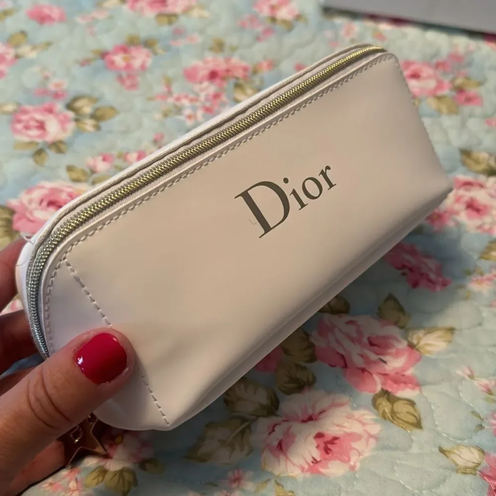 NEW Small White Rectangle Cosmetic Pouch Case